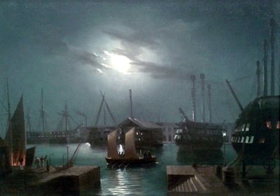 Porto à noite de Edoardo De Martino